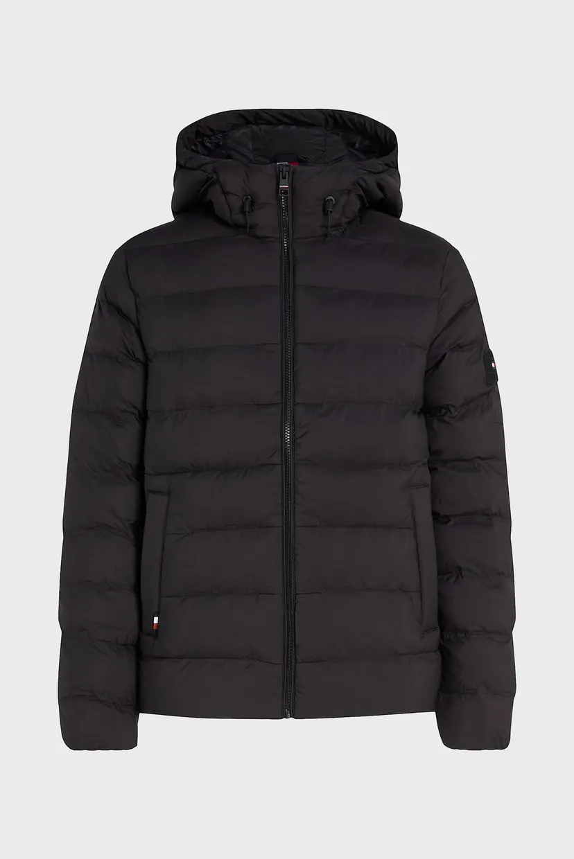 Мужская черная куртка MID WEIGHT HOODED JACKET 5