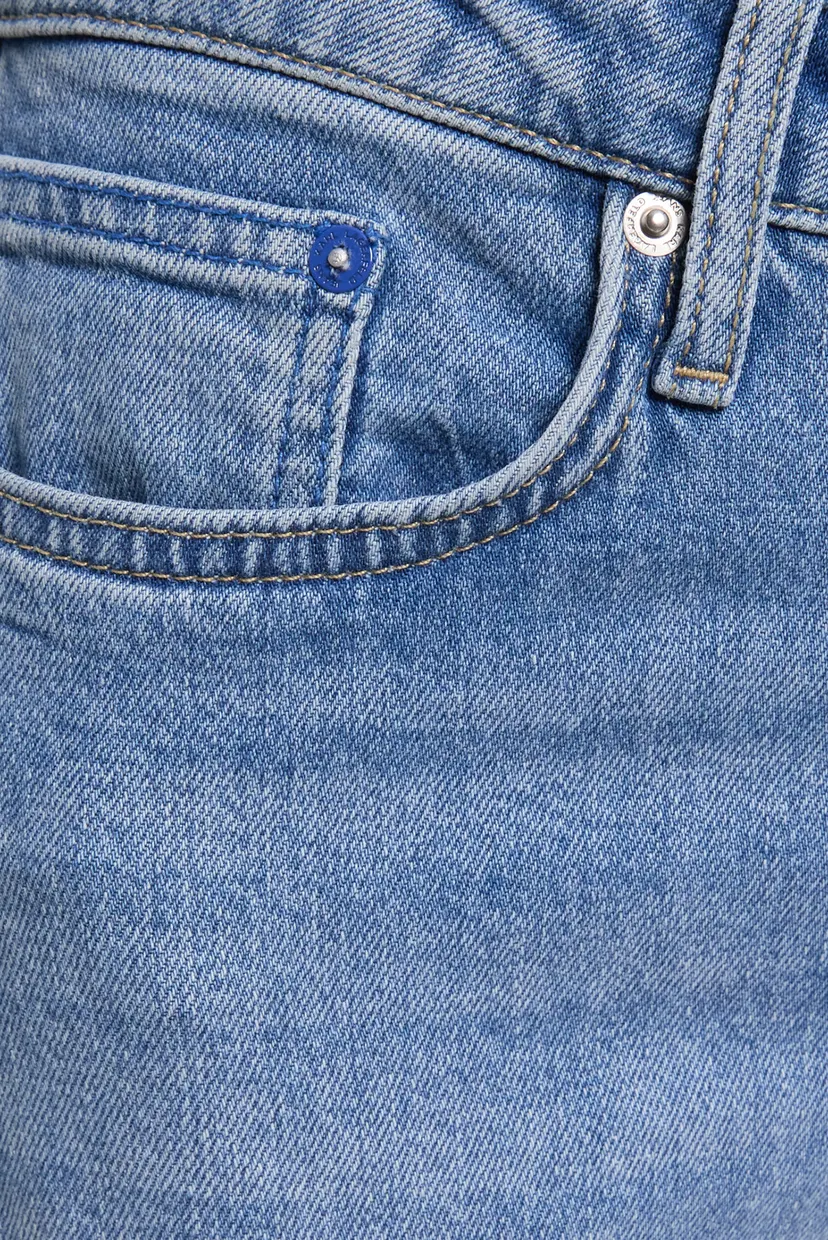 Женские голубые джинсы slim denim 3