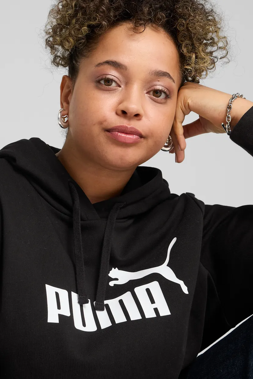 Женское черное худи ESS No. 1 Logo Hoodie Women 4