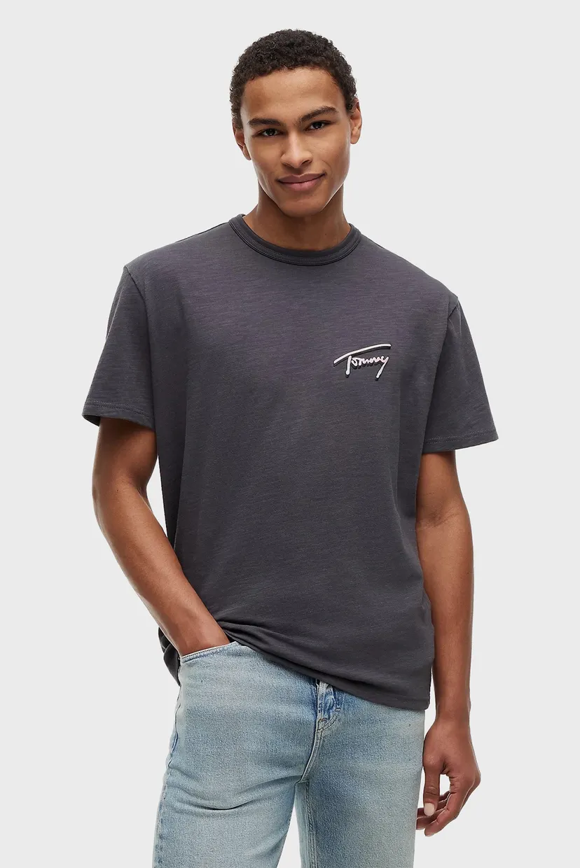 Мужская серая футболка RLX NOVELTY SS TEE 3