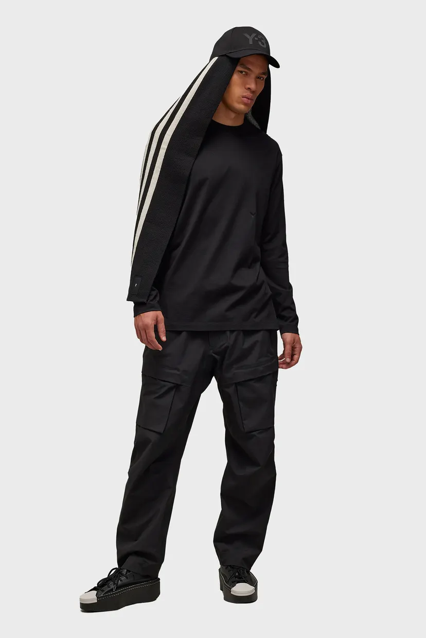 Чорний лонгслів Y-3 (унісекс) adidas IW0068 — MD-Fashion