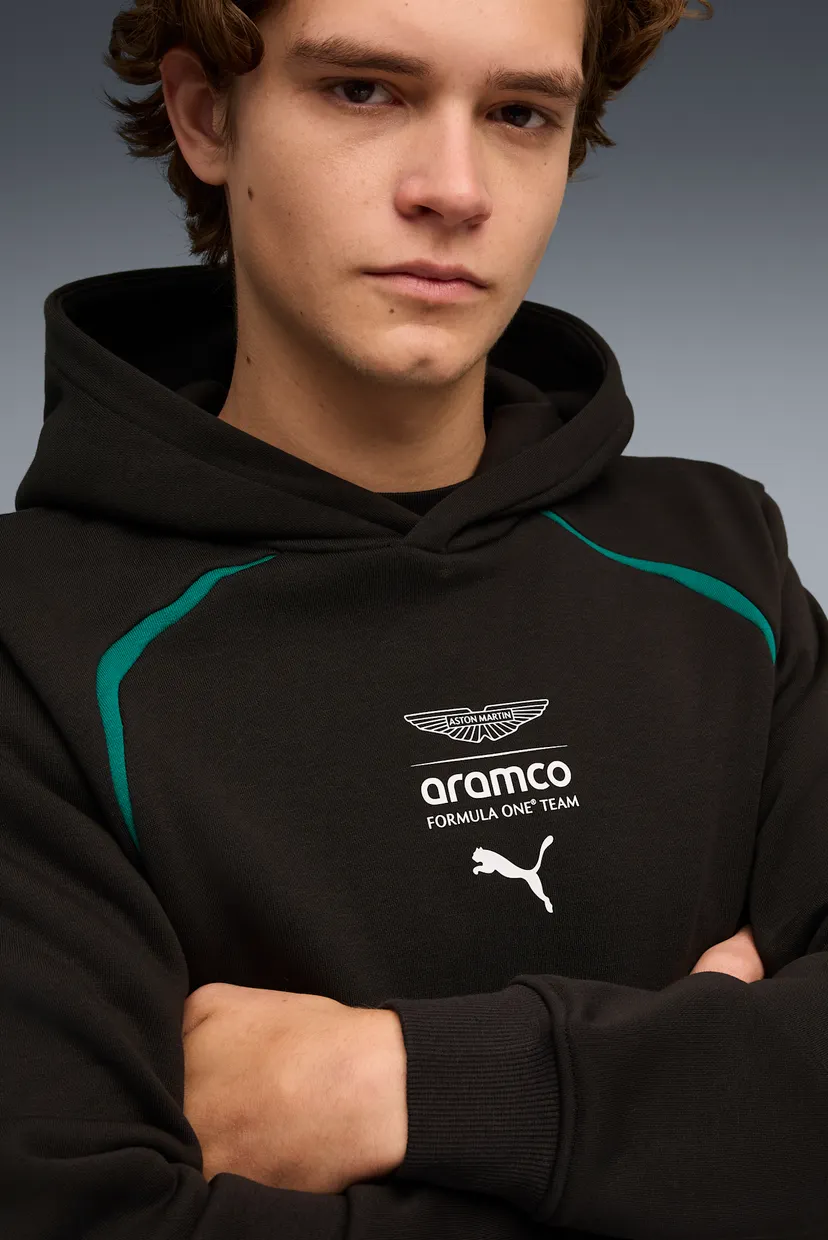 Мужское черное худи PUMA x ASTON MARTIN ARAMCO F1® TEAM Hoodie Men 4