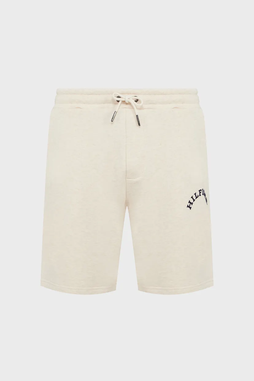 Мужские белые шорты HILFIGER ARCHED 5