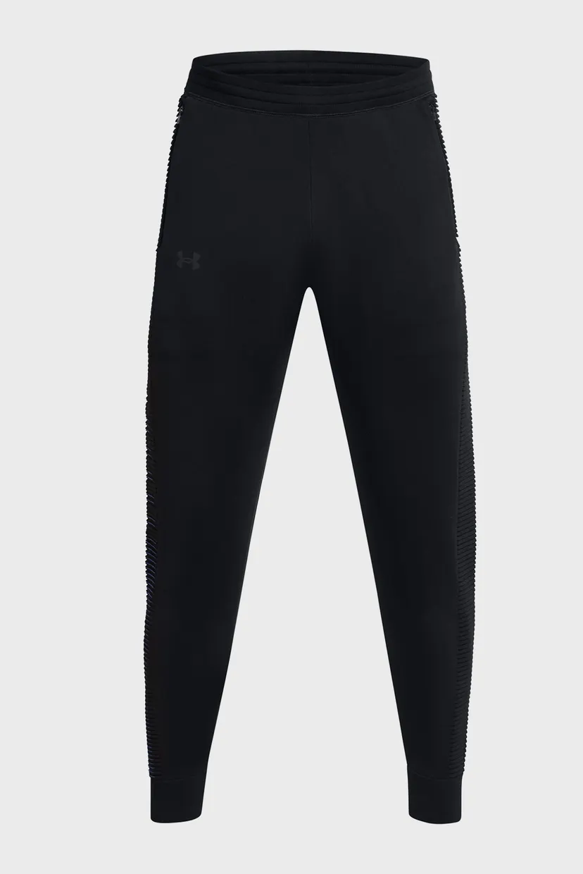 Чоловічі чорні спортивні штани UA INTELLIKNIT RUN PANT 5