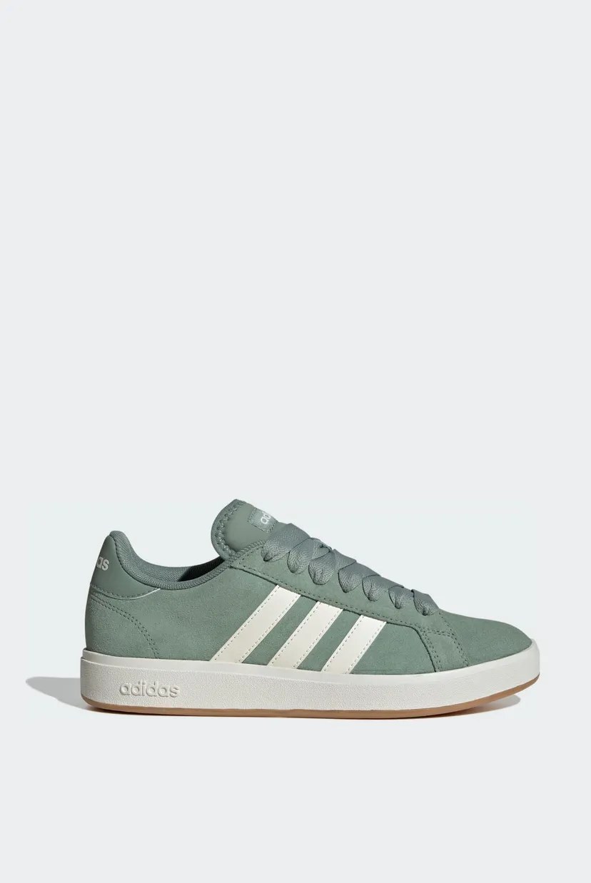 Жіночі м'ятні замшеві снікерси Grand Court Base 00s adidas JR5547