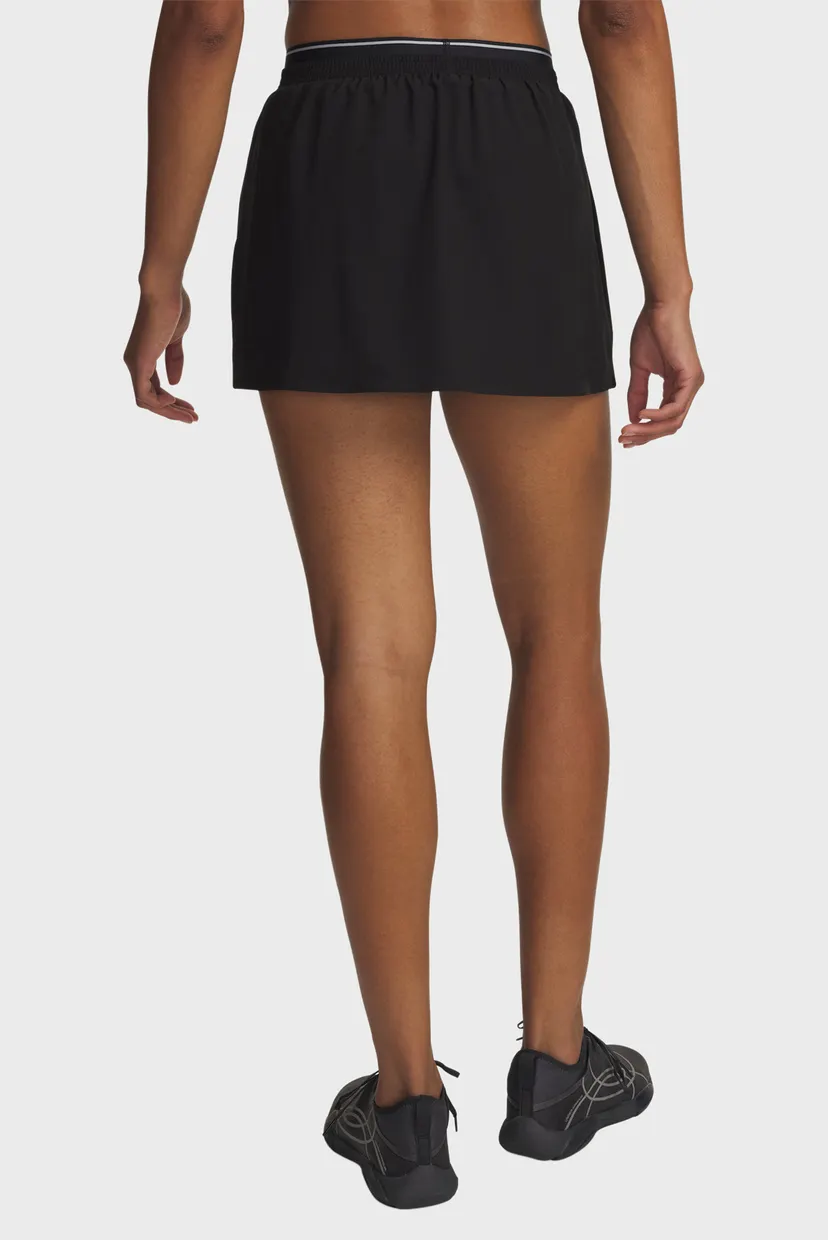 Жіноча чорна спідниця-шорти UA Vanish Woven Skort 3