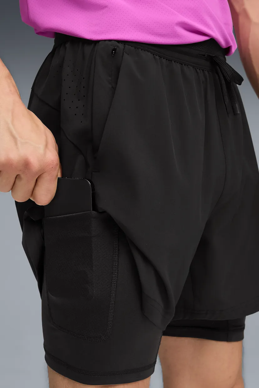 Чоловічі чорні шорти PUMA x HYROX DRYELITE 2-in-1 Shorts Men 4