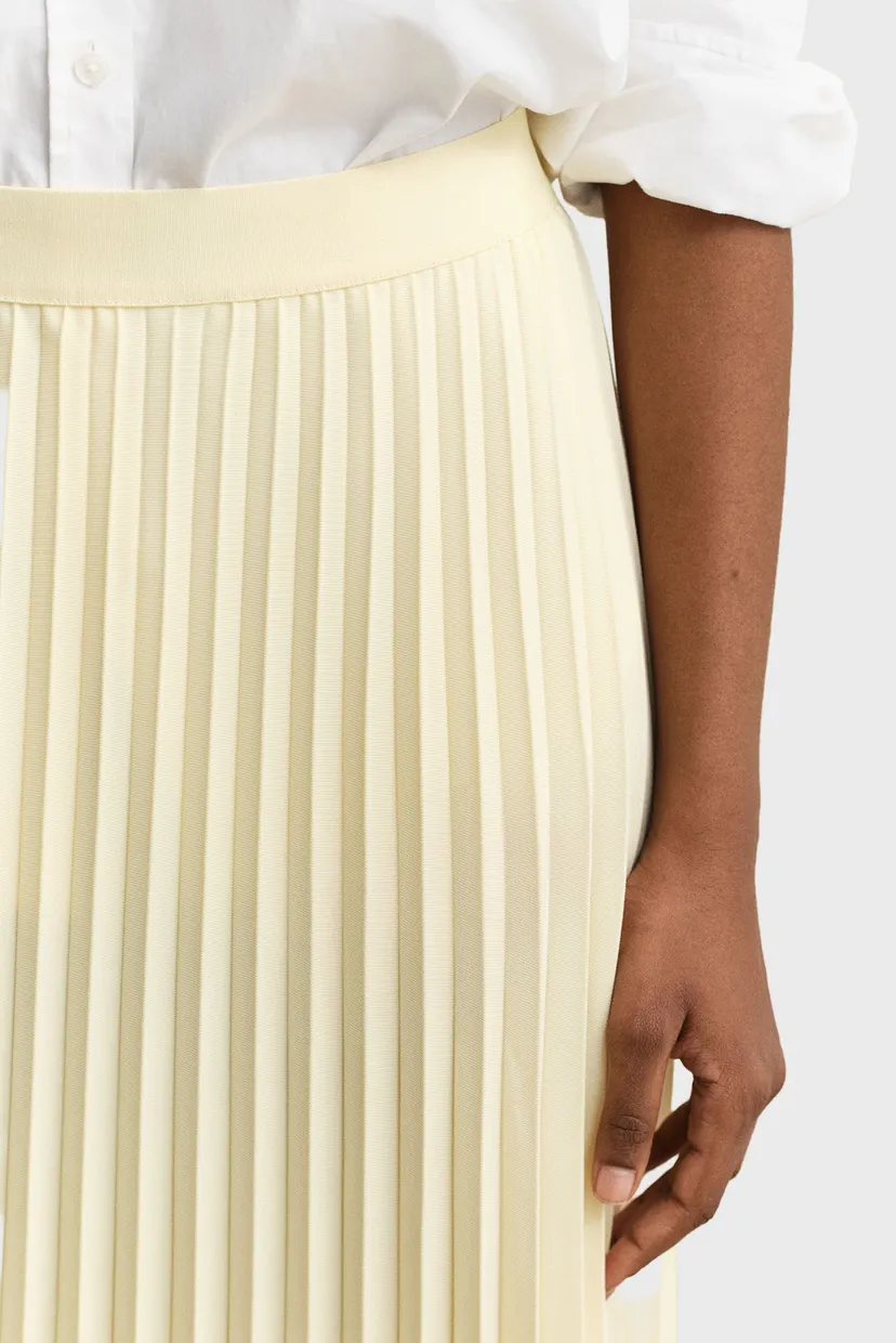 Жіноча жовта плісирована спідниця PLEATED MIDI 4