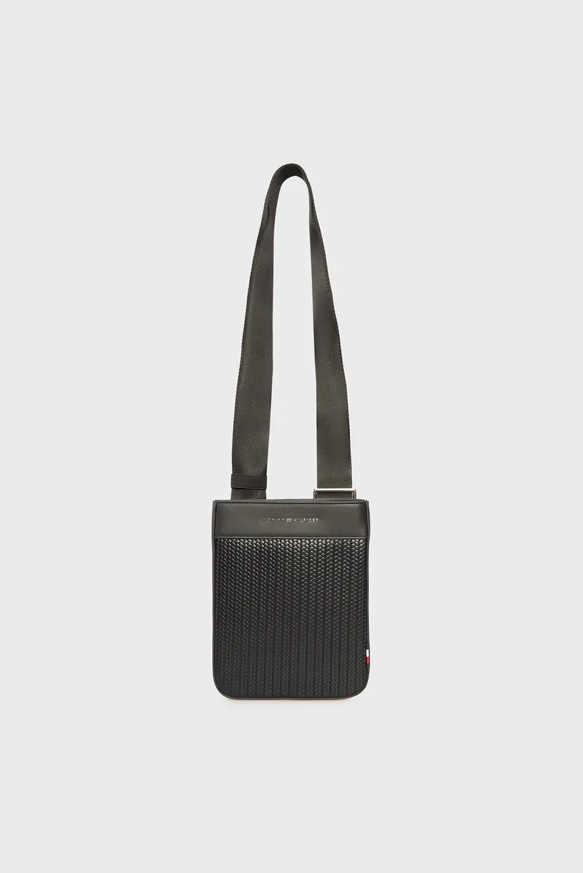 Чоловіча чорна сумка TH WOVEN MINI CROSSOVER 6