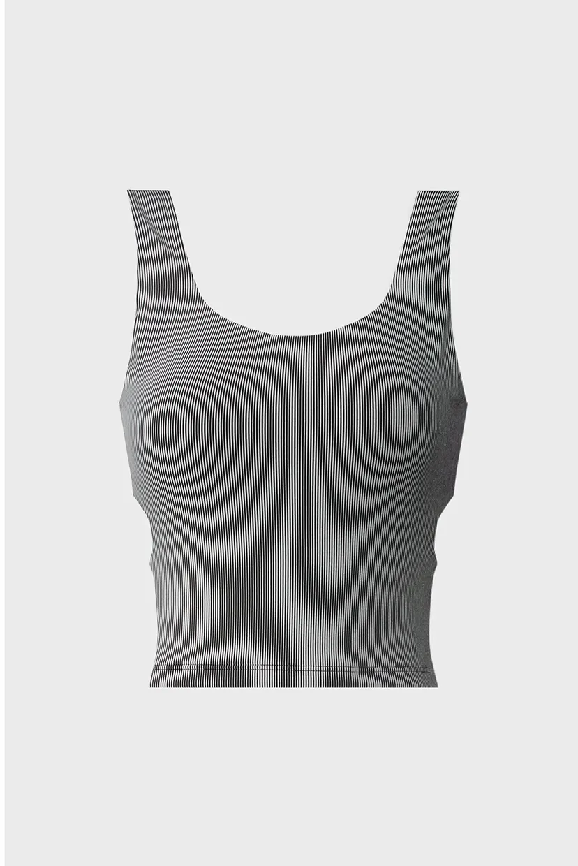 Женский лиф от купальника в полоску CROP TOP 6