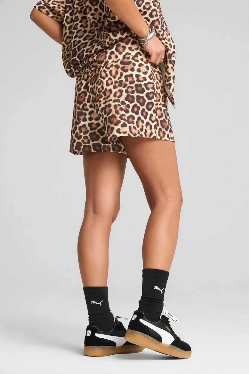 Жіночі шорти з візерунком LEO LUXE A-Line All-Over Print 3