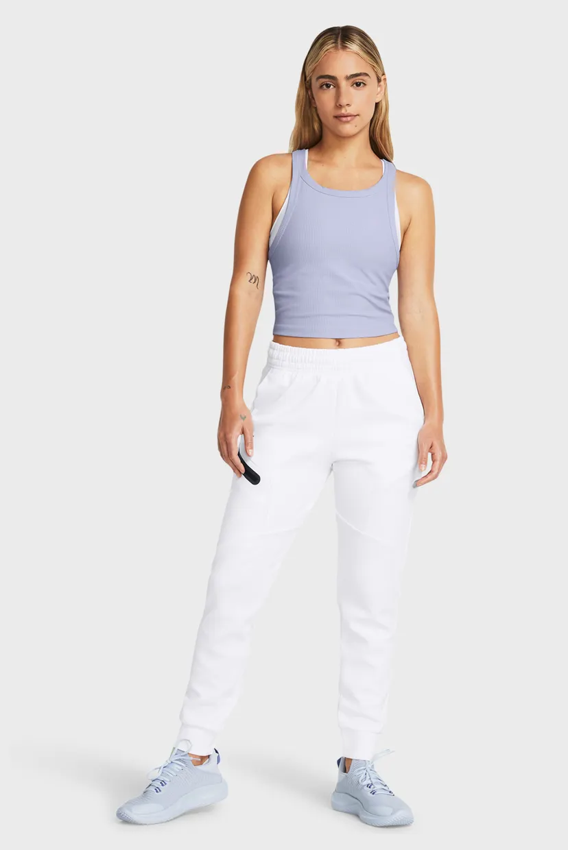 Жіночий бузковий топ Meridian Rib Crop Tank 3