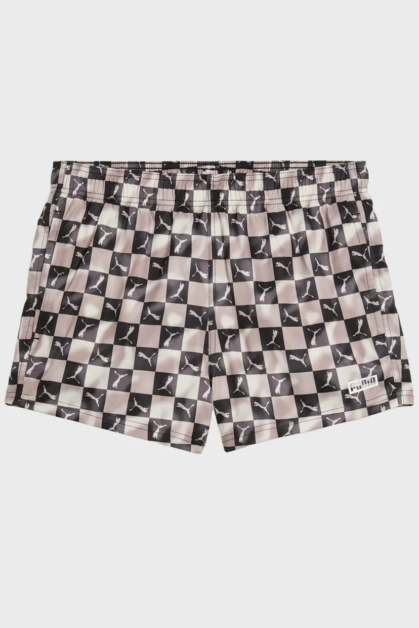 Мужские плавательные шорты в клетку PUMA Men's Swim Short 5