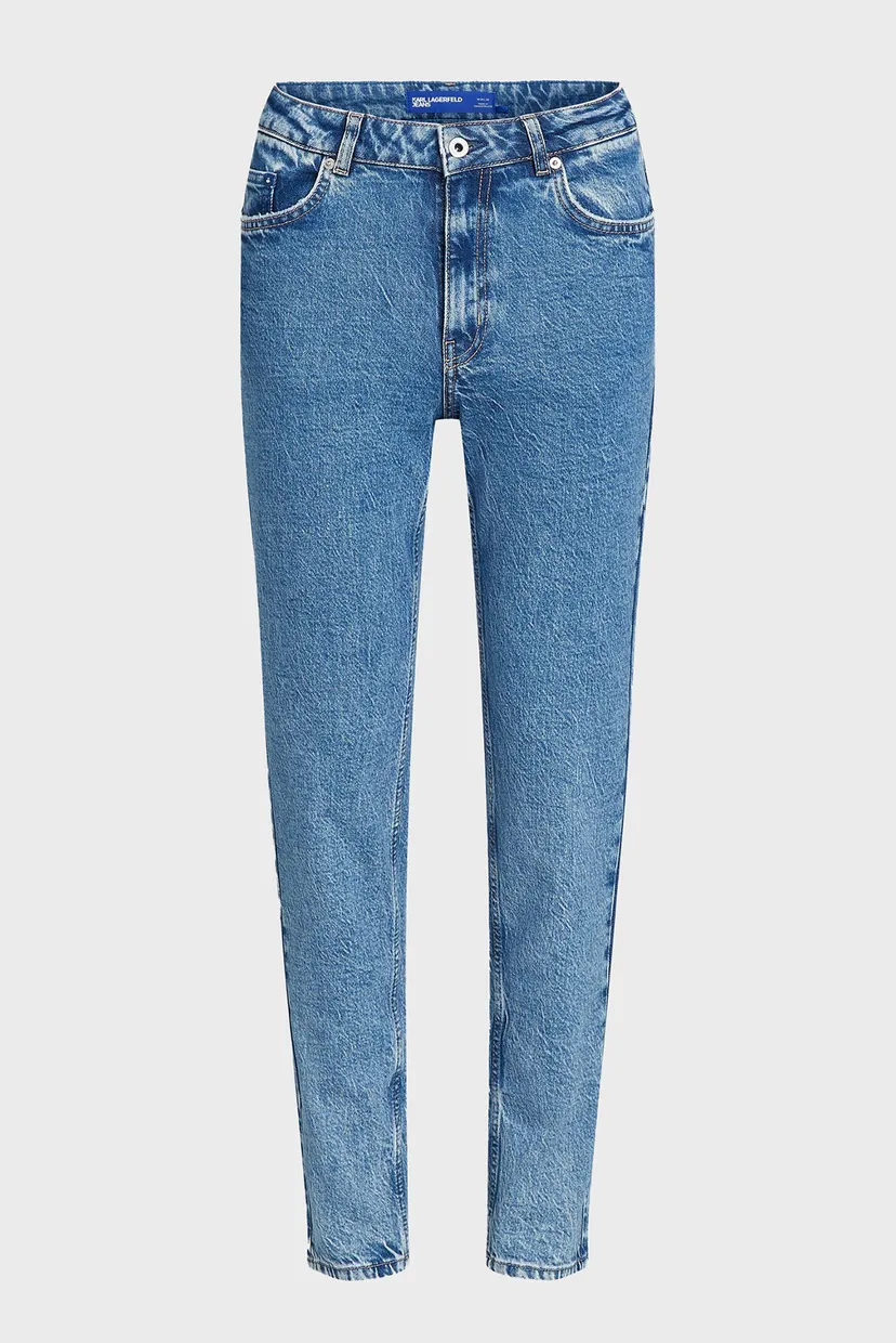 Женские синие джинсы KLJ MOM DENIM 5