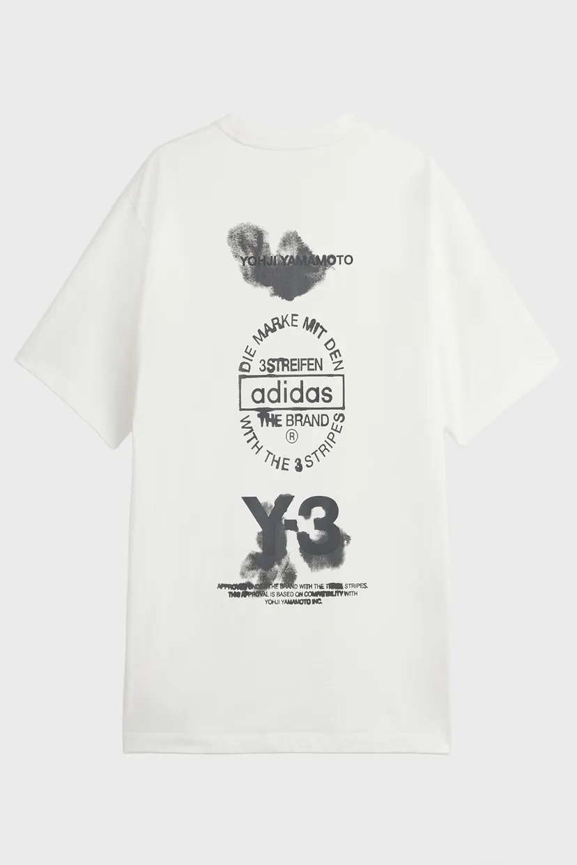 Белая футболка Y-3 Graphic (унисекс) 9