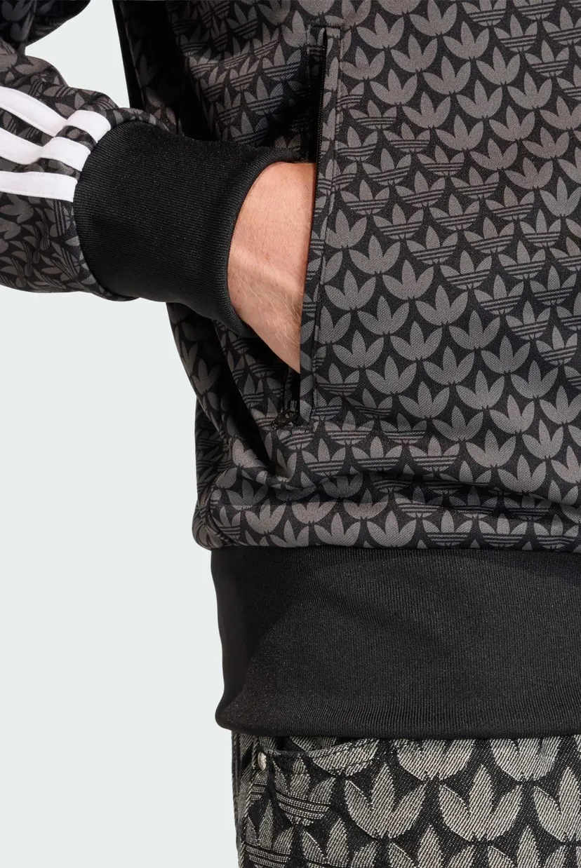 Чоловіча чорна спортивна кофта з візерунком FIREBIRD LOOSE MONOGRAM 5