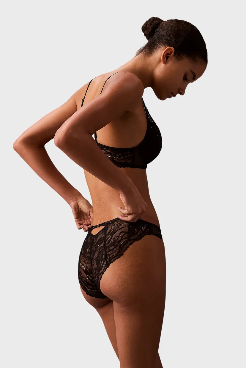Жіночі чорні трусики BIKINI 5