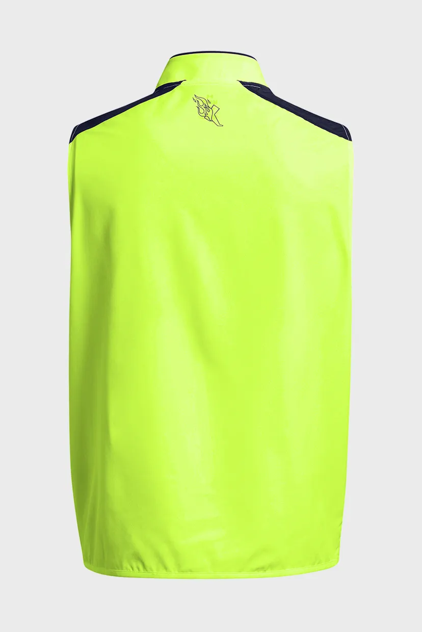 Чоловічий жовтий жилет UA RUN ANYWHERE VEST 6