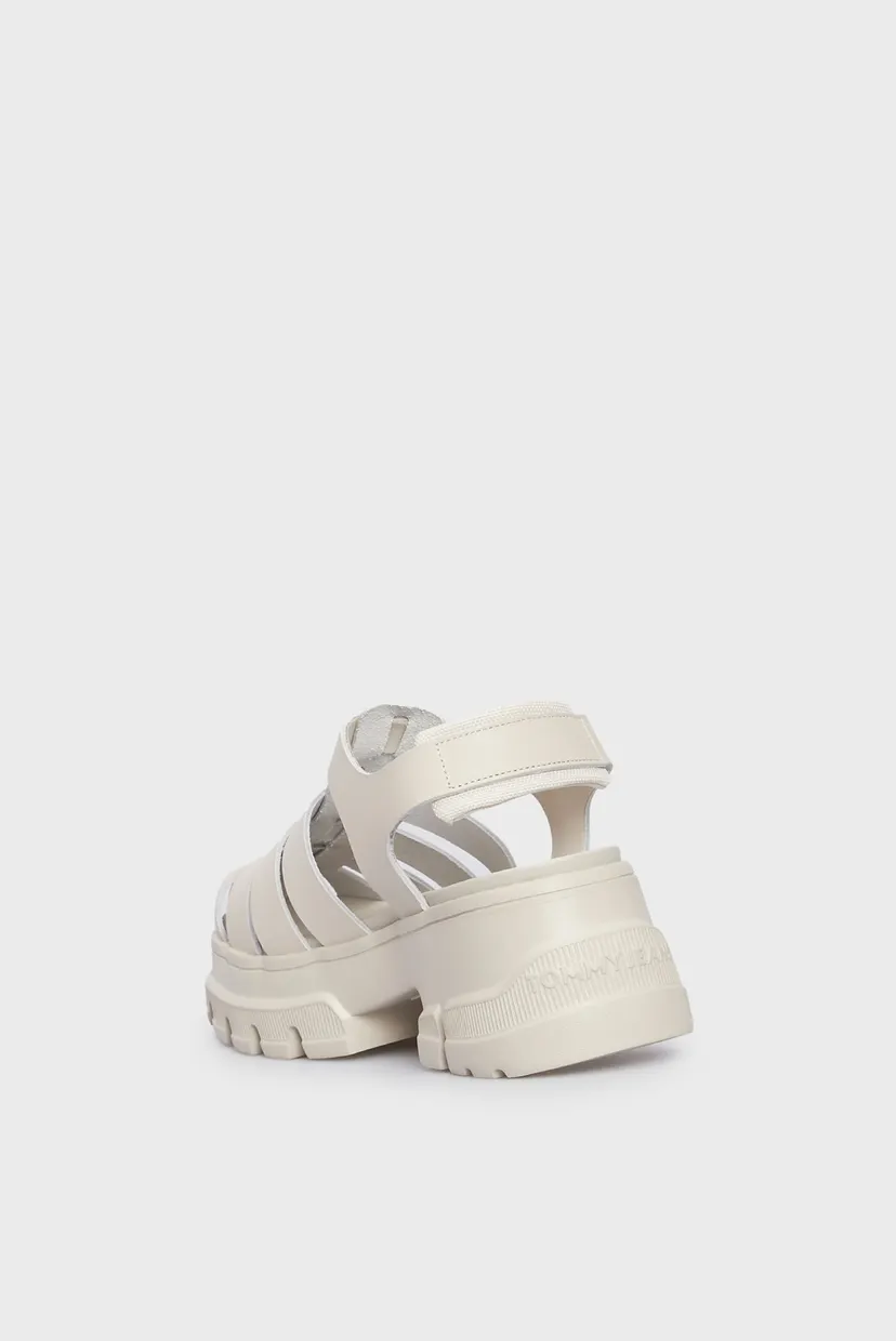Жіночі білі шкіряні сандалі TJW FISHERMAN SANDAL 5