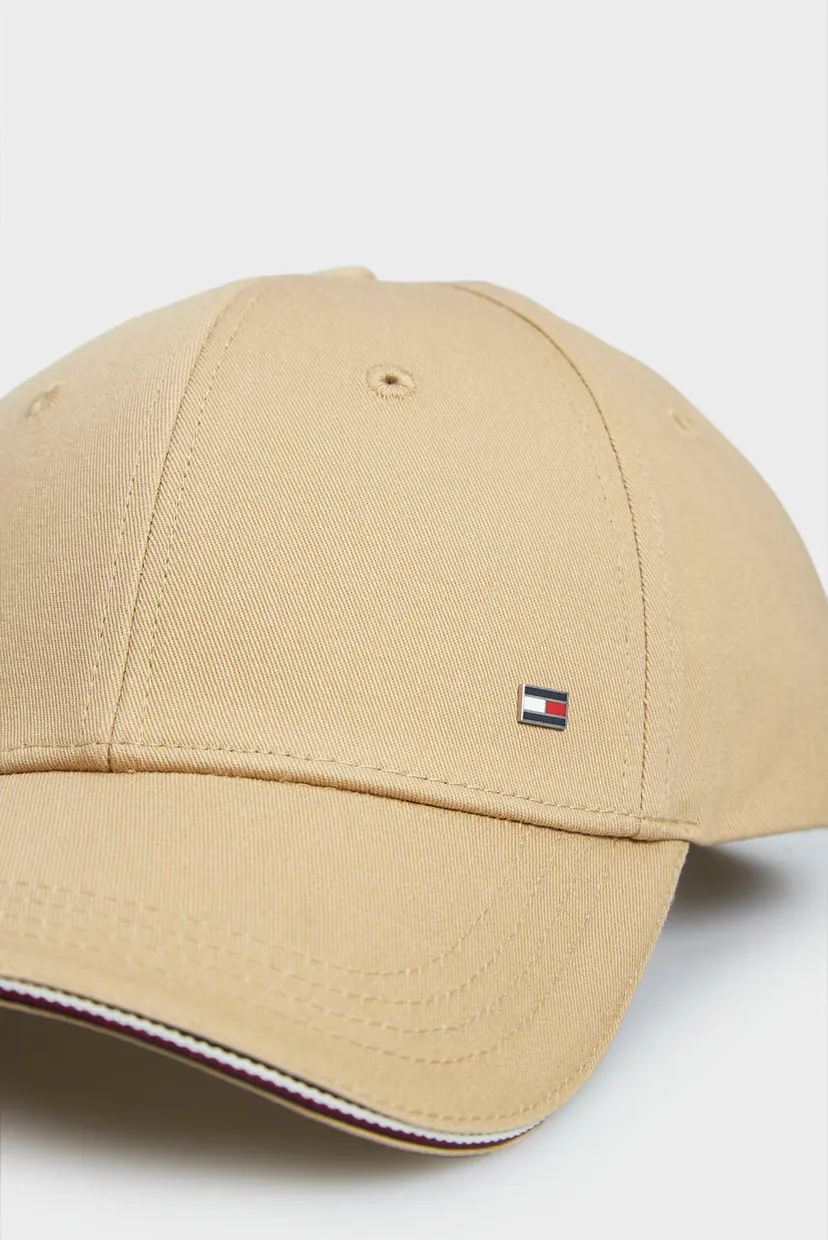 Чоловіча бежева кепка TH CORPORATE COTTON 6 PANEL 4