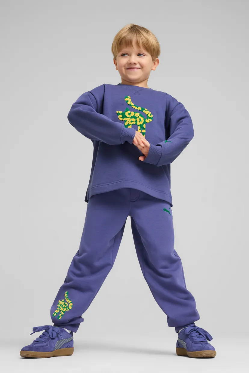 Дитячий синій світшот Cats Club Crew Kids 4