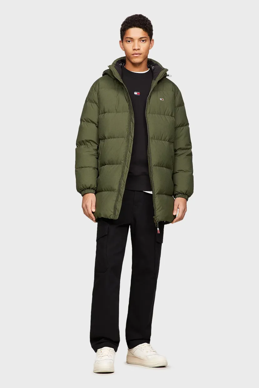 Чоловічий зелений пуховик TJM ESSENTIAL DOWN PARKA 4