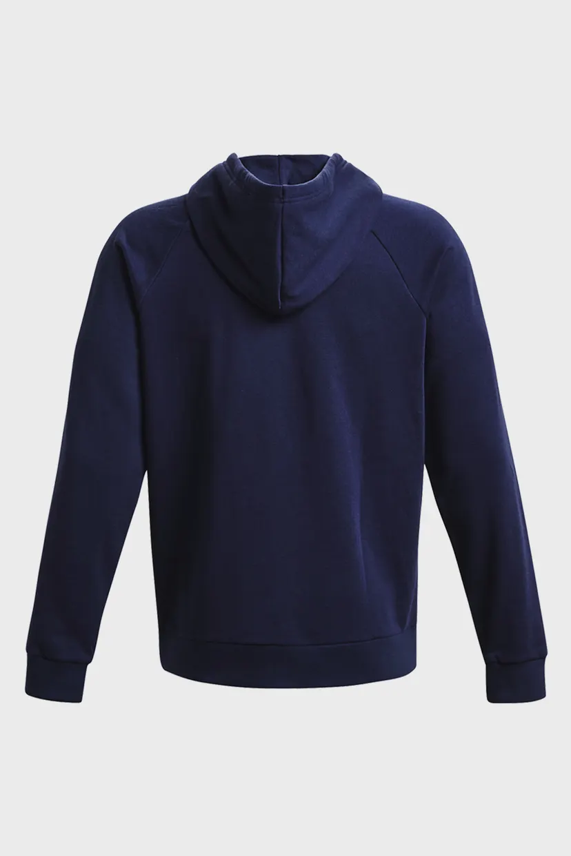 Чоловіче темно-синє худі UA Rival Fleece Hoodie 6