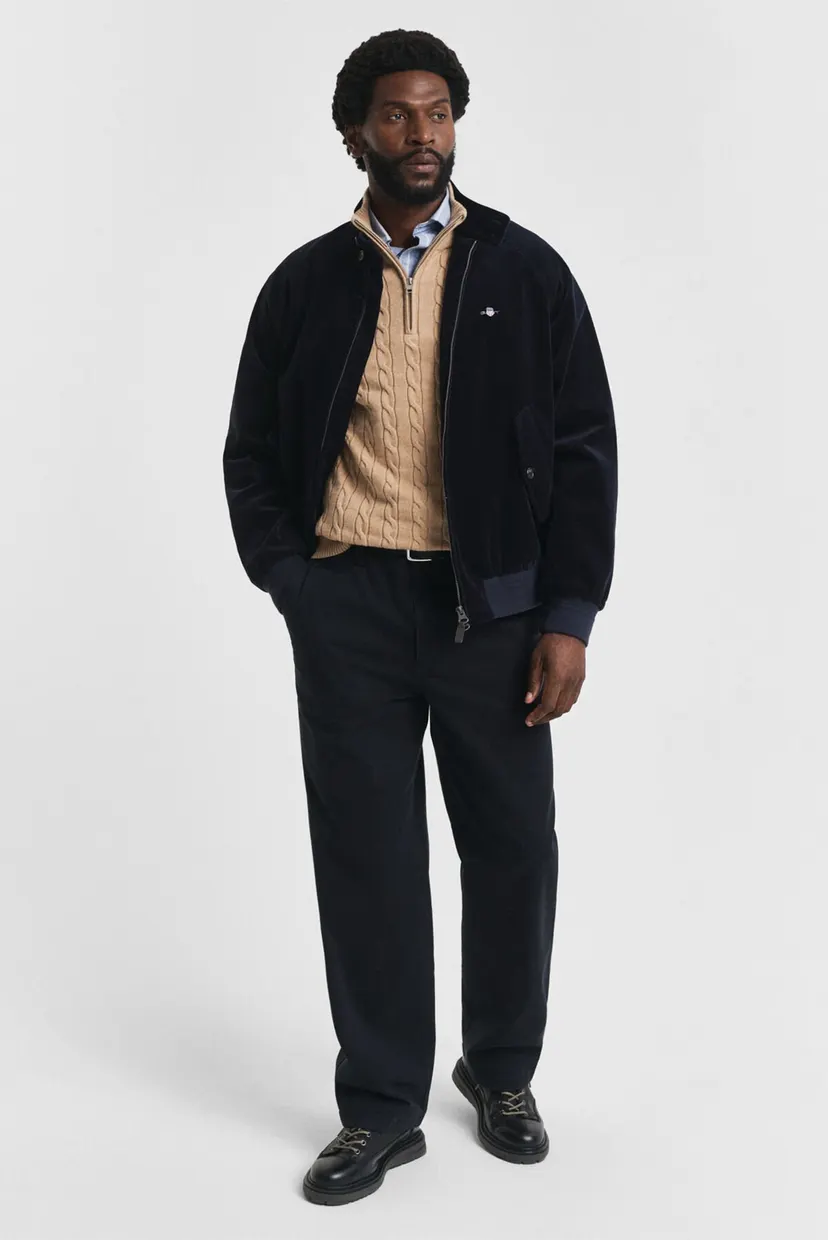 Чоловіча бежева кофта COTTON CABLE HALF ZIP 4