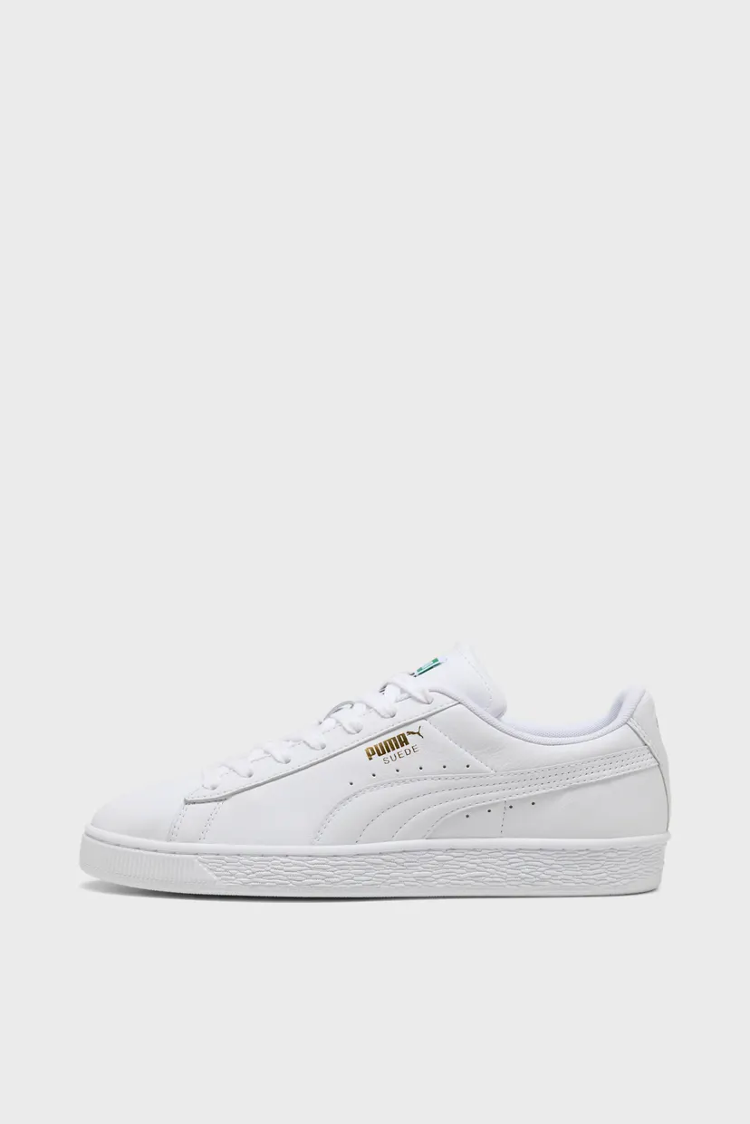 Белые кожаные сникерсы Suede Sneakers Unisex 5