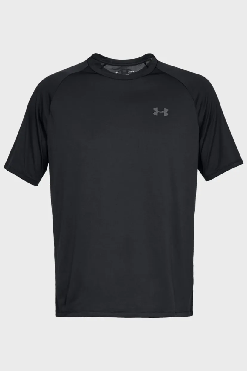 Чоловіча чорна футболка UA Tech SS Tee 3