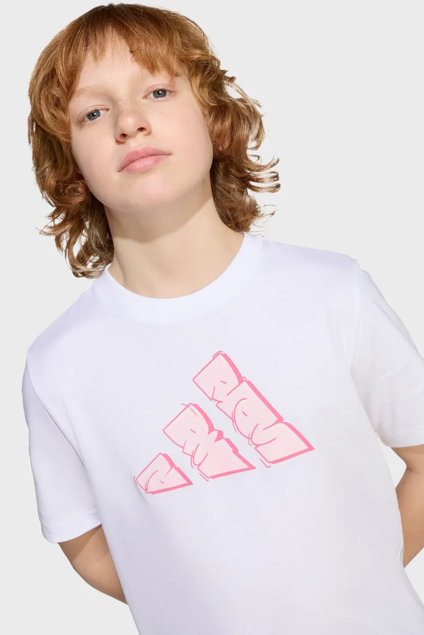 Детская белая футболка Graffiti Graphic Kids 6
