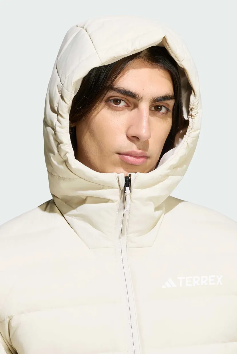 Чоловіча бежева куртка Terrex Multi Essentials CLIMAWARM Light Down Hooded 4