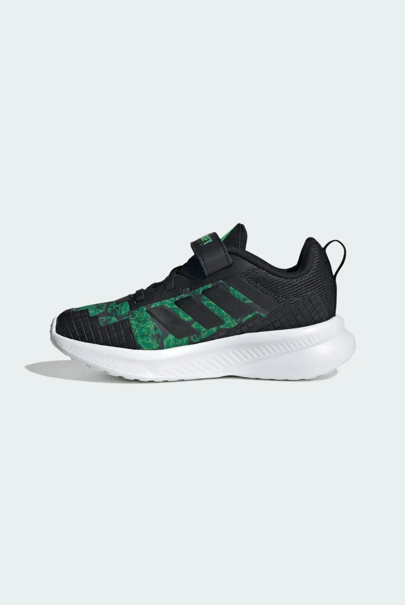 Детские черные кроссовки ADIDAS MINECRAFT FORTARUN 4.0 CHILDREN 6