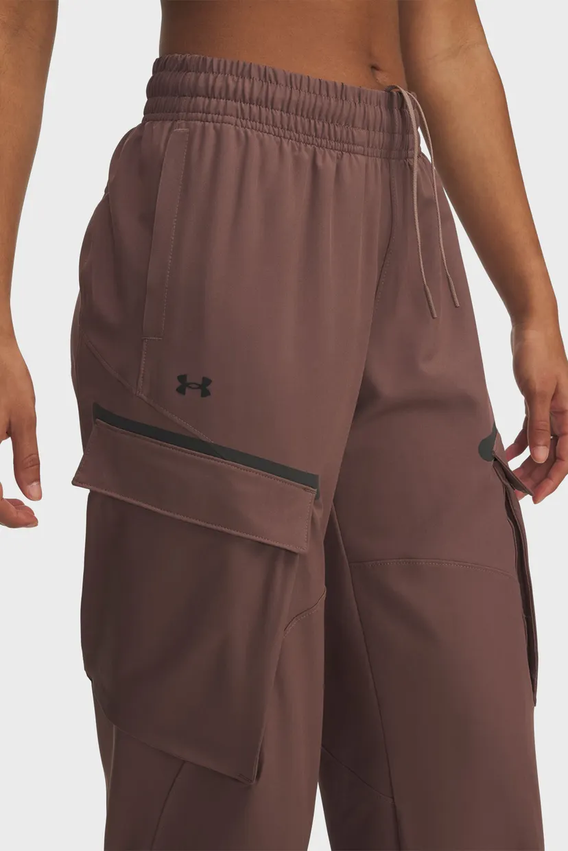 Женские коричневые спортивные брюки UA Unstoppable Cargo Pants 4