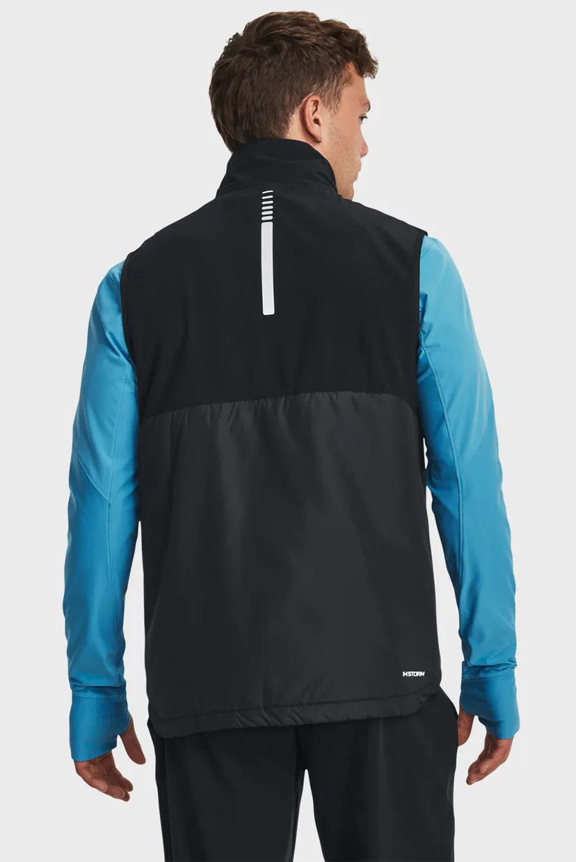 Чоловічий чорний жилет UA STRM SESSION RUN VEST 3