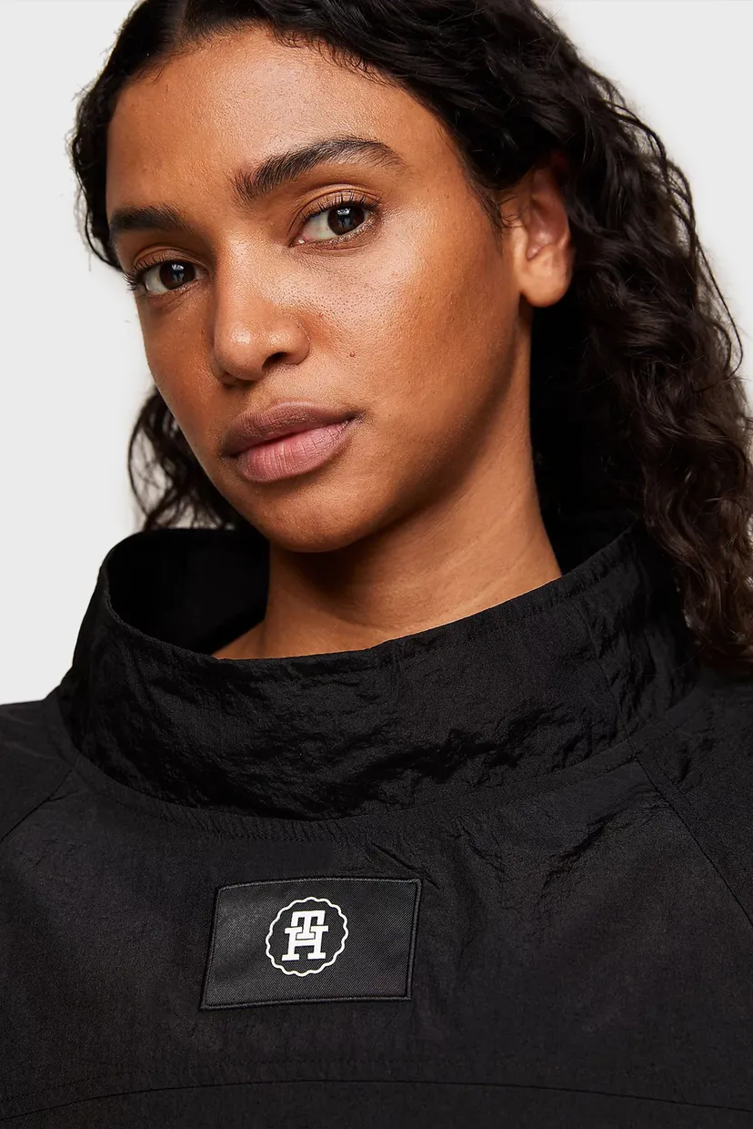 Жіноча чорна вітровка SMD SHINE OVERSIZED POPOVER JKT 4