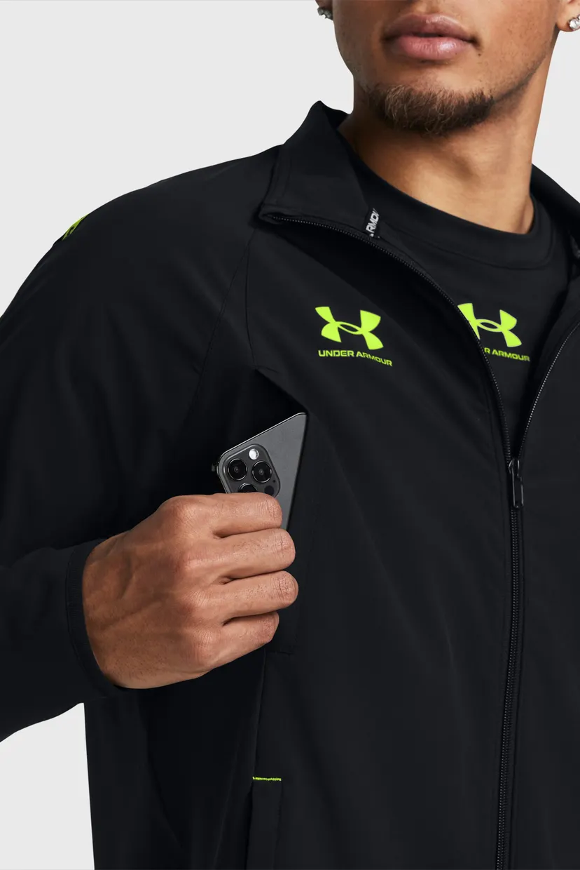 Мужская черная спортивная кофта UA M's Ch. Pro Jacket 3