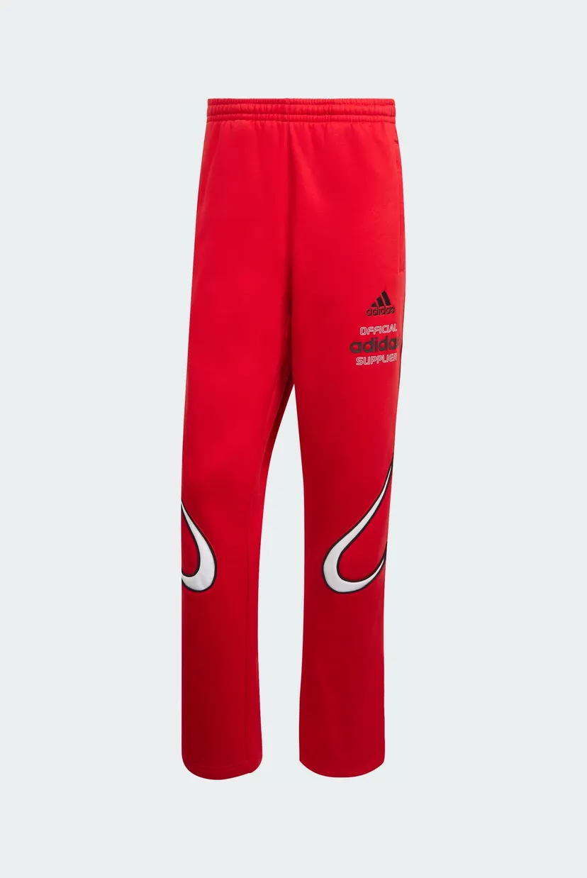 Мужские красные спортивные брюки TEAMGEIST GRAPHIC FLEECE 6
