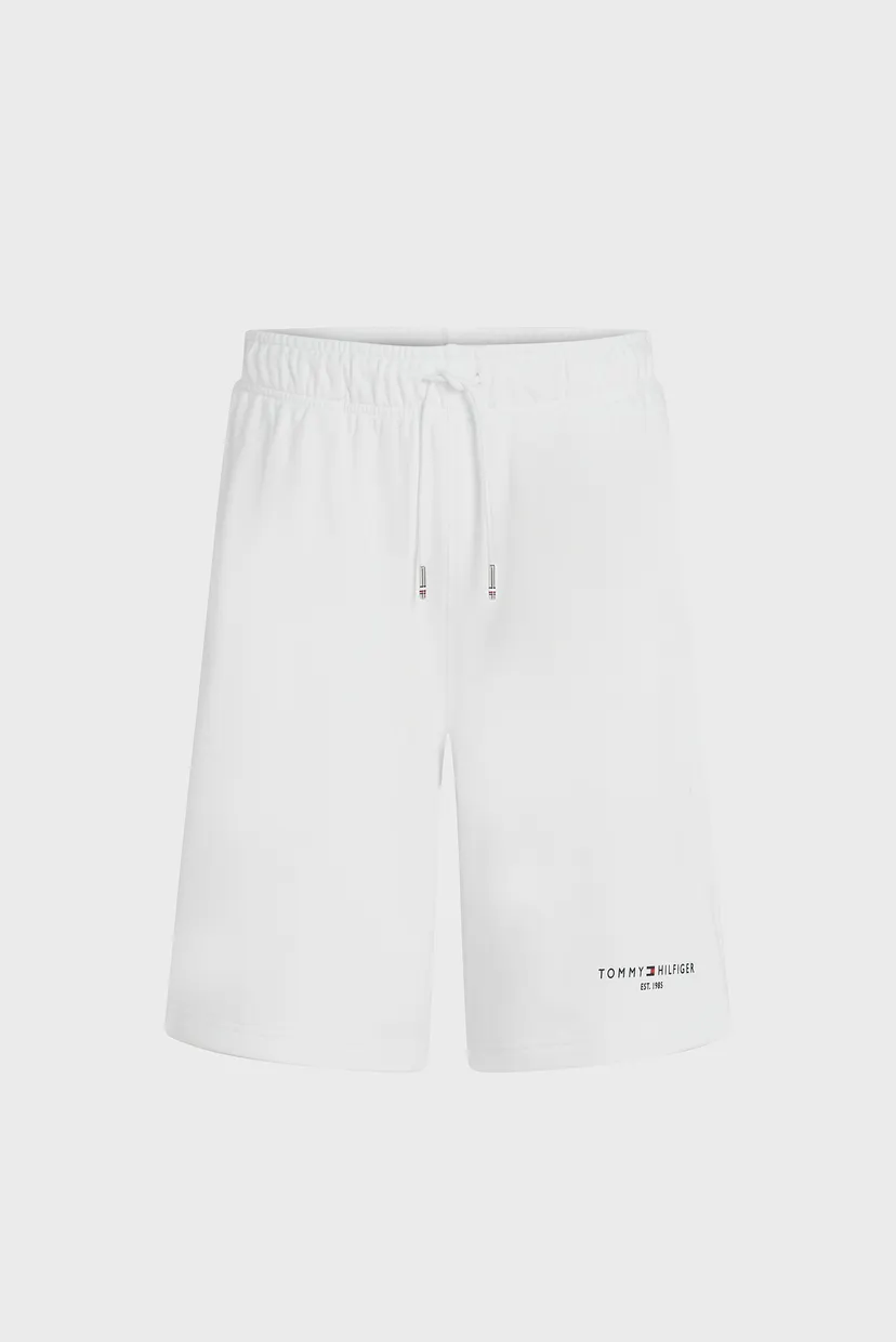 Чоловічі білі шорти SMALL TOMMY LOGO SWEATSHORTS 5