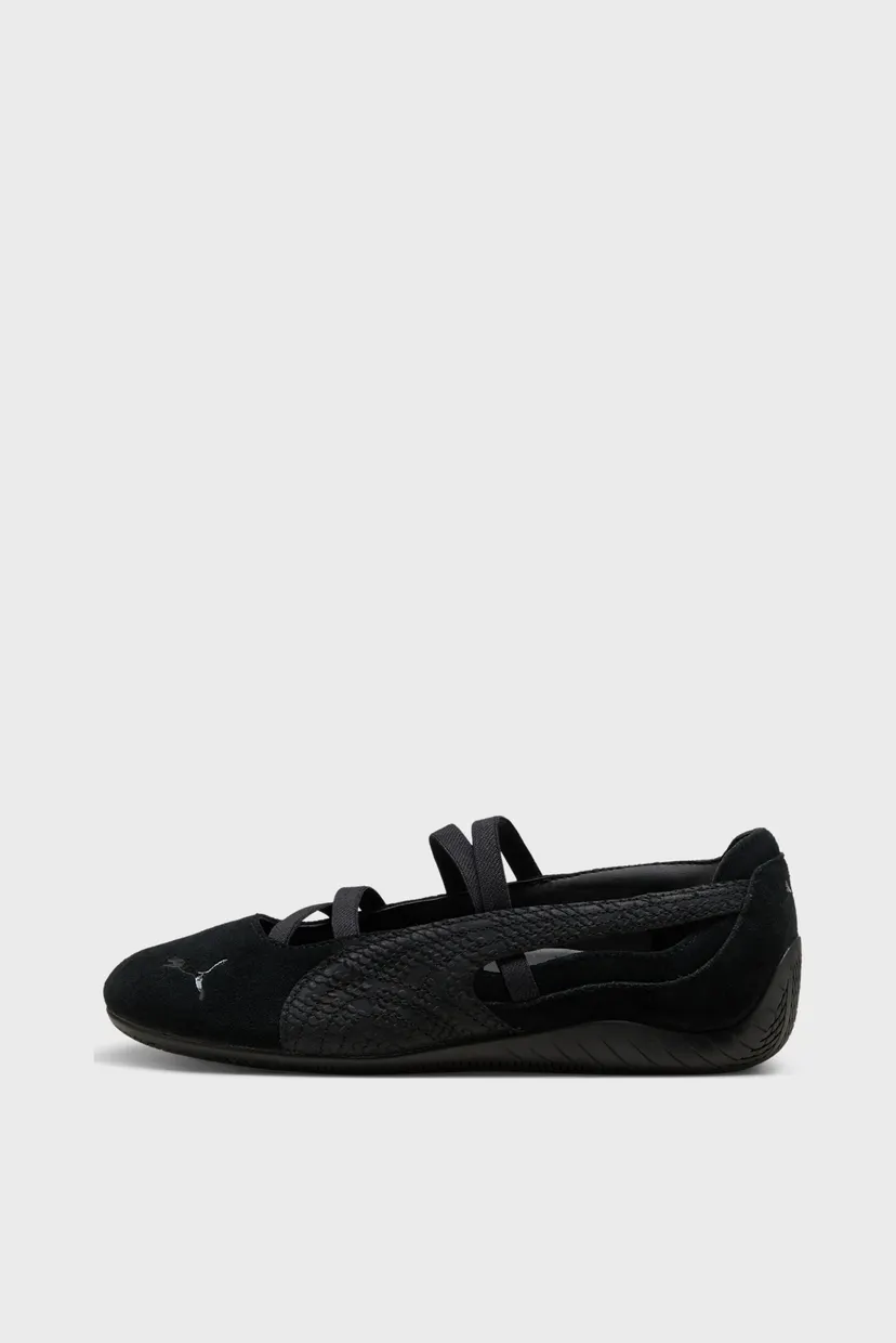 Жіночі чорні замшеві балетки Speedcat Ballet Sneakers Women 4
