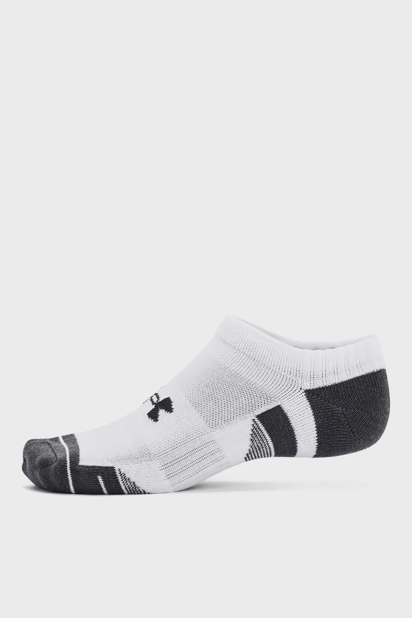 Белые носки (3 пары) UA Performance Cotton 3pk NS 4