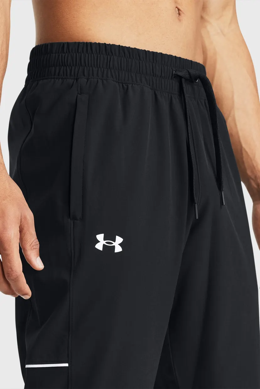 Мужские черные спортивные брюки UA Hoops Woven 3