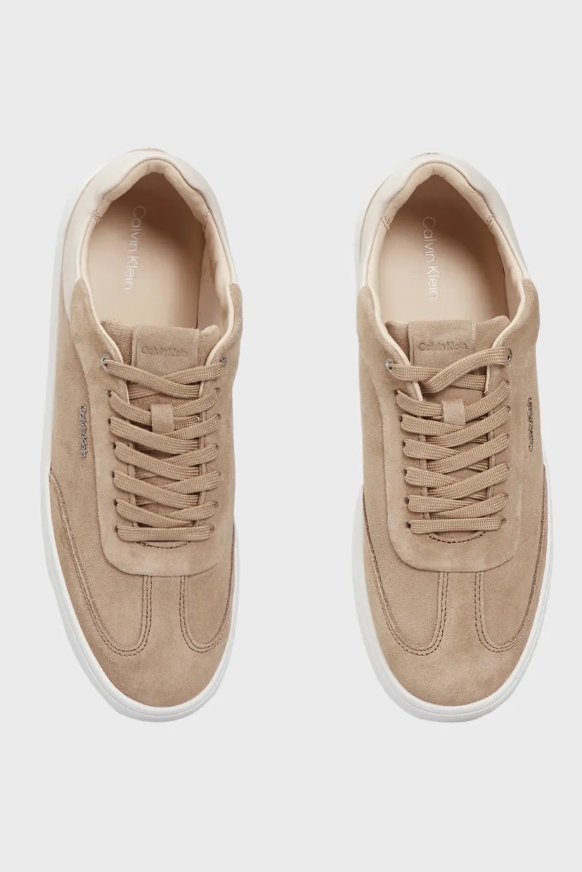 Женские коричневые замшевые сникерсы CUPSOLE LACE UP - SUE 4