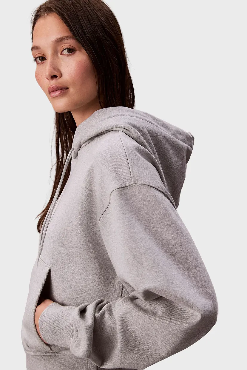 Жіноче сіре худі PREMIUM TERRY 5
