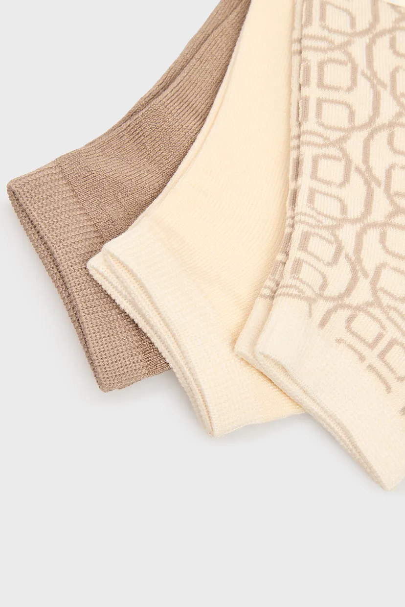 Жіночі шкарпетки (3 пари) MONOGRAM ANKLE SOCKS 3-PACK 3