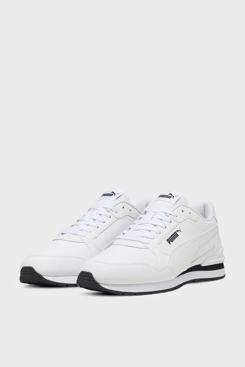 Білі шкіряні кросівки ST Runner v4 Leather Sneakers Unisex 3