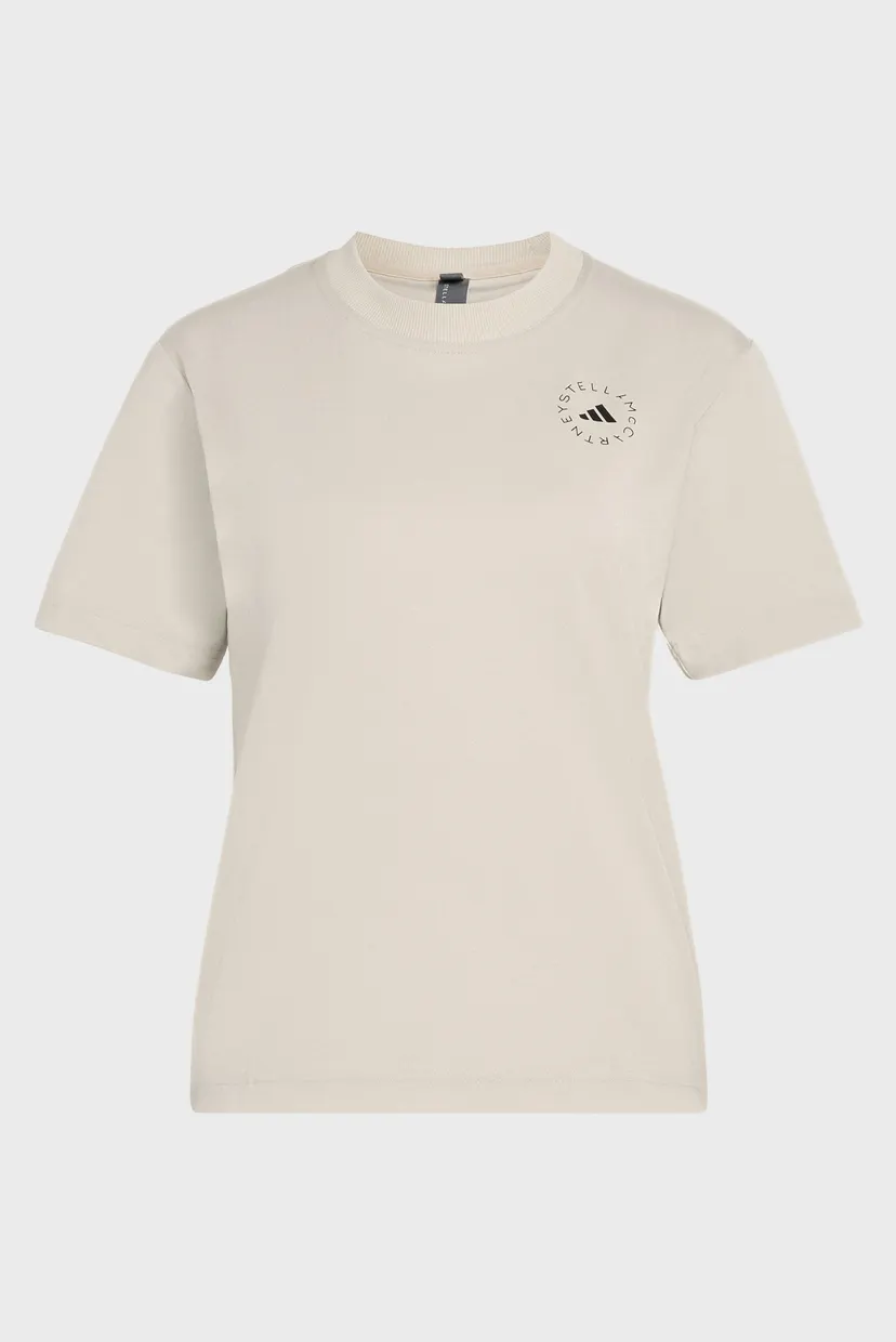 Жіноча бежева футболка adidas by Stella McCartney TrueCasuals Regular Sportswear 6