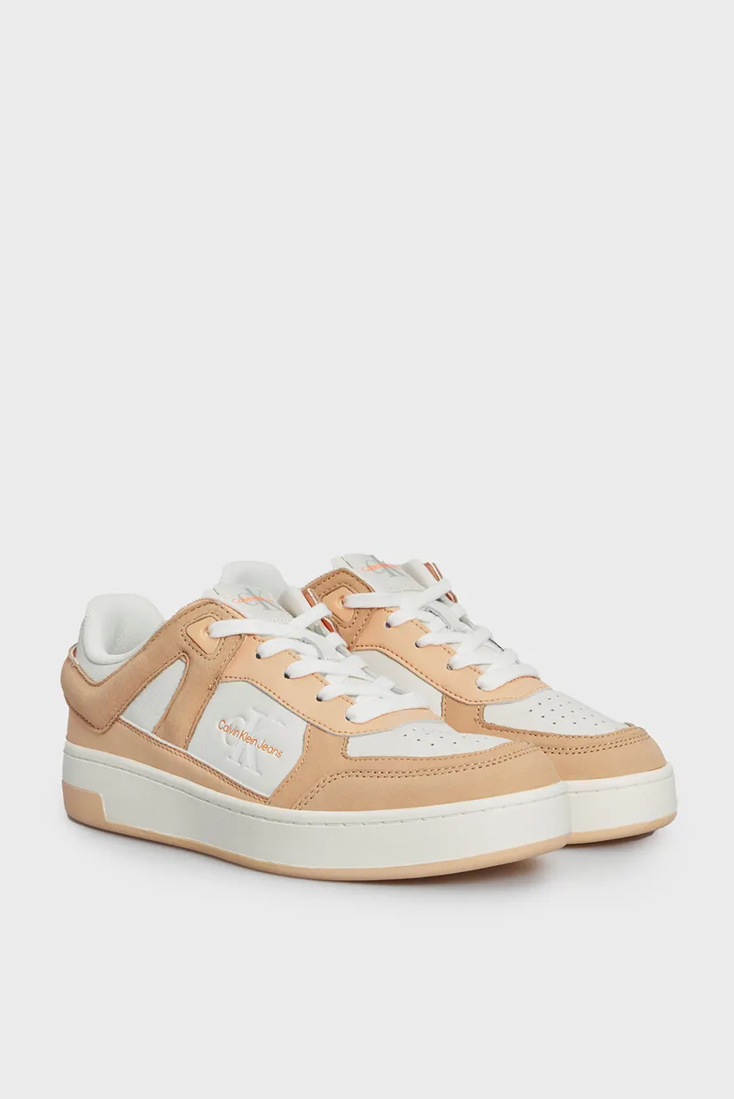 Женские кожаные сникерcы BASKET CUPSOLE LOW MIX ML FAD 3