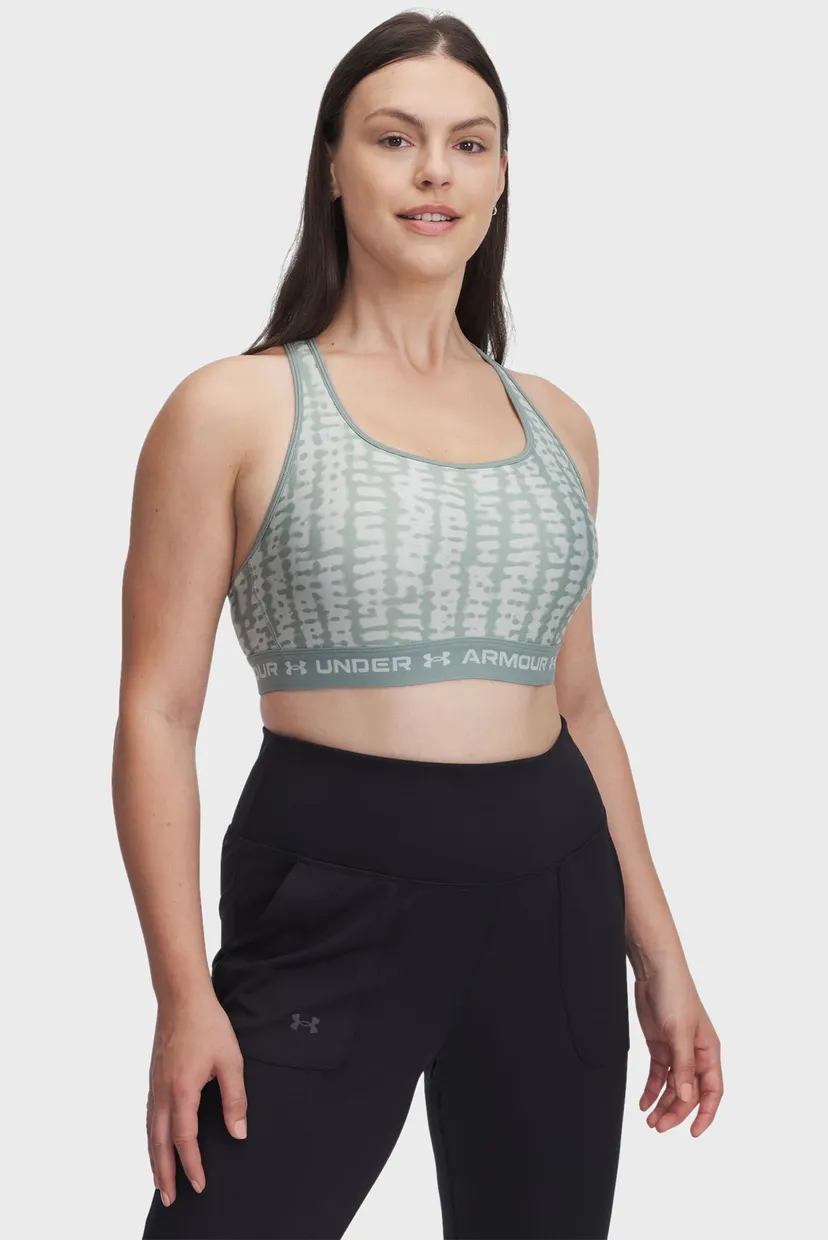 Жіночий м'ятний топ з візерунком Crossback Mid Print 5