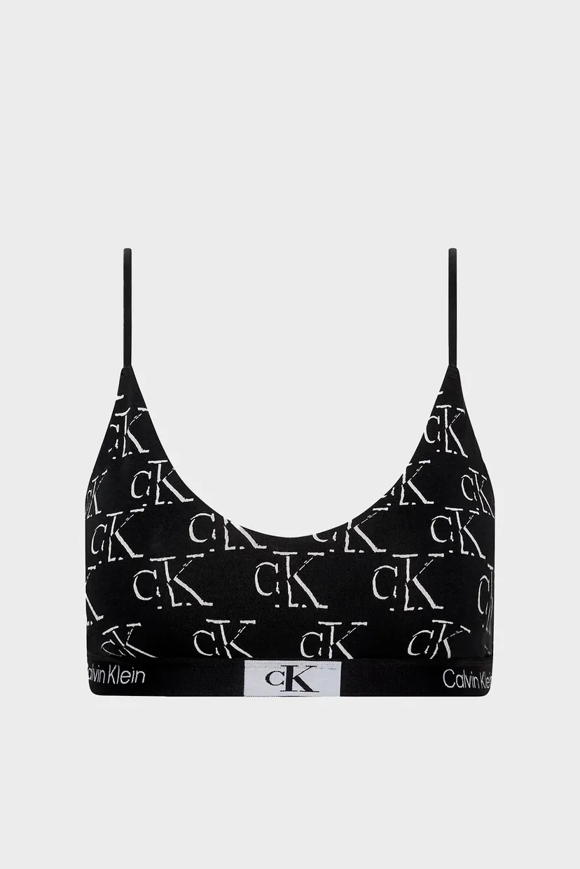 Жіночий чорний бюстгальтер з візерунком UNLINED BRALETTE 5